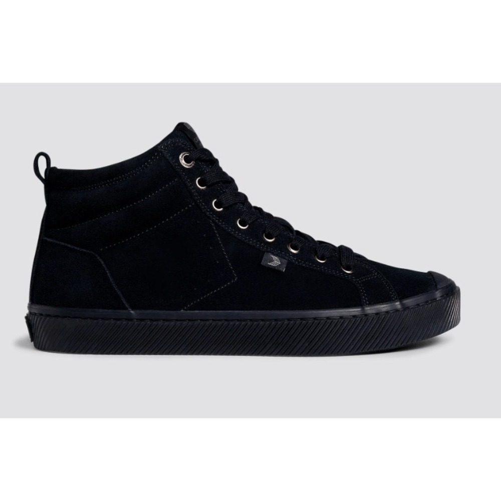 Cariuma® (Women's 6.5, Men's 5) OCA™ High All Black Suede Sneaker - $119